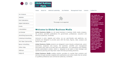 Desktop Screenshot of globalbusinessmedia.org